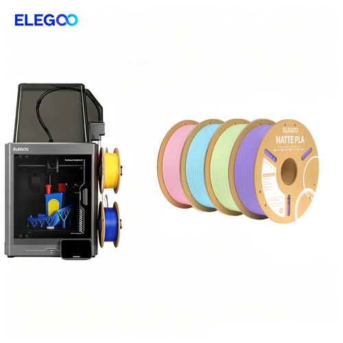 ELEGOO Centauri Carbon 2 Combo Multi Color 3D Printer 4KG PLA MATTE  Bundle