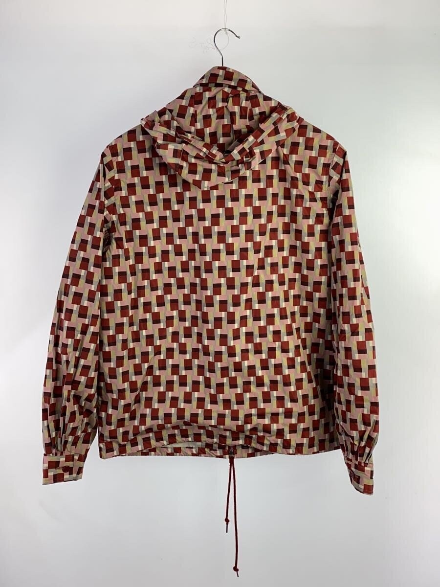 Needles M Polyester Red Allover Pattern Jacket - image 2