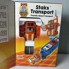 1985 SUPER GOBOTS STAKS TRANSPORT FRIENDLY ROBOT COMPLETE! With Box
