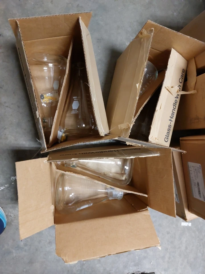(Lot of 7)  Kimax 26500 - 1000 mL Erlenmeyer Flask - Image 3 of 3