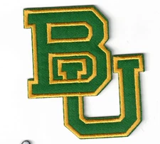Baylor University Bears Logo Embroidered 3x2.5in Iron / Sew-On Patch