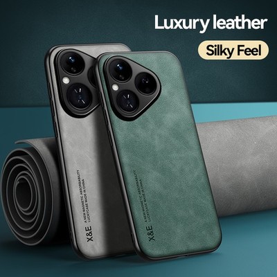 Für Huawei Pura 80 70 Ultra Pro Pro+ Leder Matt Stoßfest Handy Hülle Cover Case