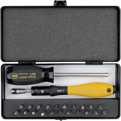 Wiha 28895 24 Piece Esd Torquevario-S Microbits Set