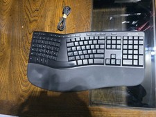 Microsoft Ergonomic Keyboard 1878 Wired USB Black Split Full Size PC Windows