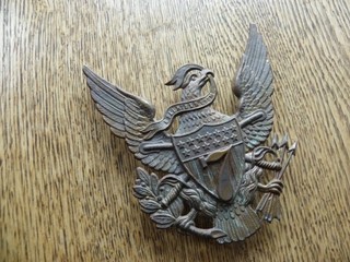 Indian Wars Era US Army 7th Cavalry Shako Helmet Insignia