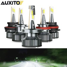 AUXITO LED Headlight Bulbs High Low Beam H11 9005 9006 H4 H7 9012 16000LM 72W US