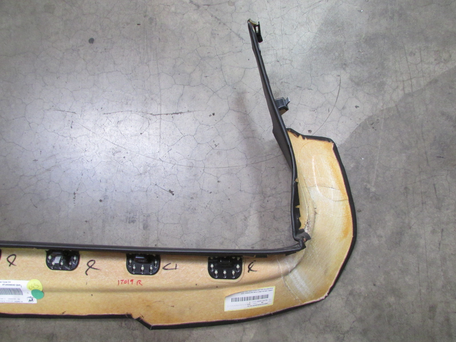 Lamborghini Huracan, RH, Right Sill Cover, Black, Used, P/N 4T1854904D