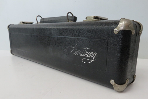 Vintage W.T. Armstrong Flute Model 104 with Hard Case Elkhart Ind USA - Picture 13 of 17