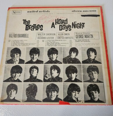 THE BEATLES “A Hard Days Night” LP/United Artists UAS-6366 (VG) | eBay