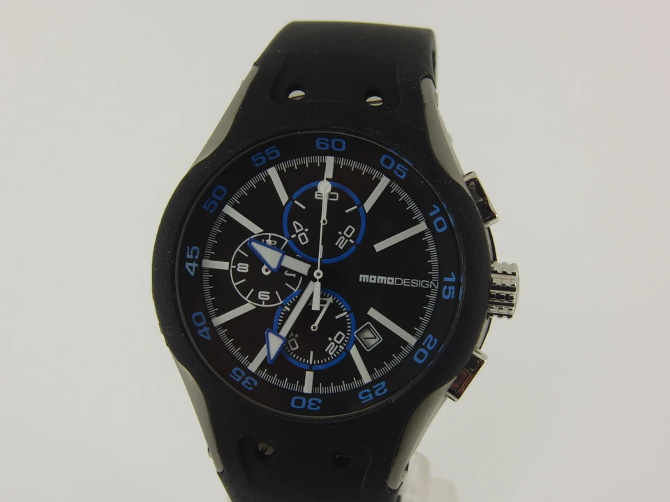 Nuevo Reloj Hombre MOMO DESIGN "Vanguard" Cuarzo MD1001-04BKBL-RB Foto 2 de 4
