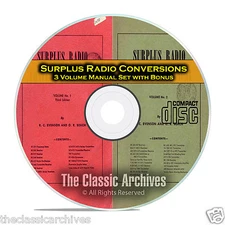 Surplus Radio Conversion Manuals, Old Time Radio Repair and Service CD C04
