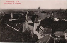 CPA AK Rothenburg Mauerpartie beim Burgtor GERMANY (1076910)