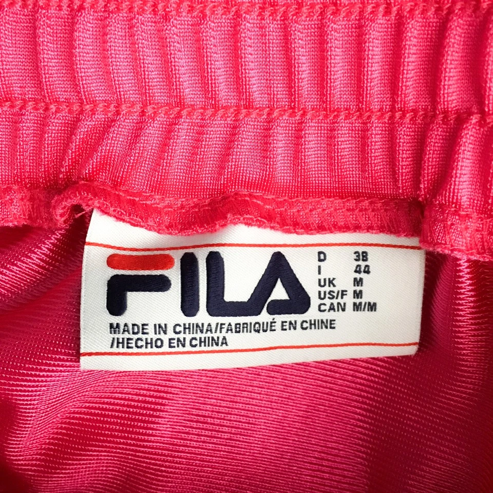 Maxi Falda Fila Farina Tear Away Rosa Caliente Negra Prendas de Calle Laterales a Presión M Foto 3 de 4