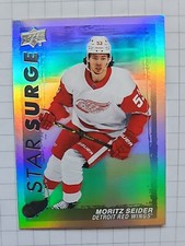 2023-24 Upper Deck Series 1 Hockey Star Surge Moritz Seider SS-5 Detroit Red...