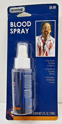 Blood Spray 2oz Use to give your bloody makeup the perfect final touch.