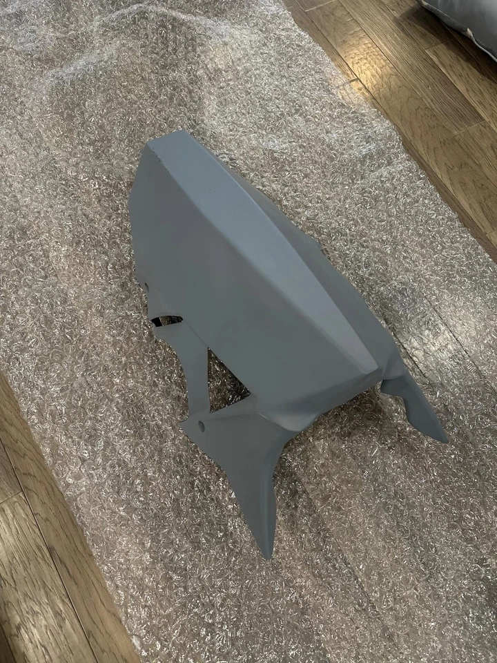 BMW S1000RR 2010-2014 carenado de pista de carreras carrocería día de pista - gris imprimación Foto 2 de 4