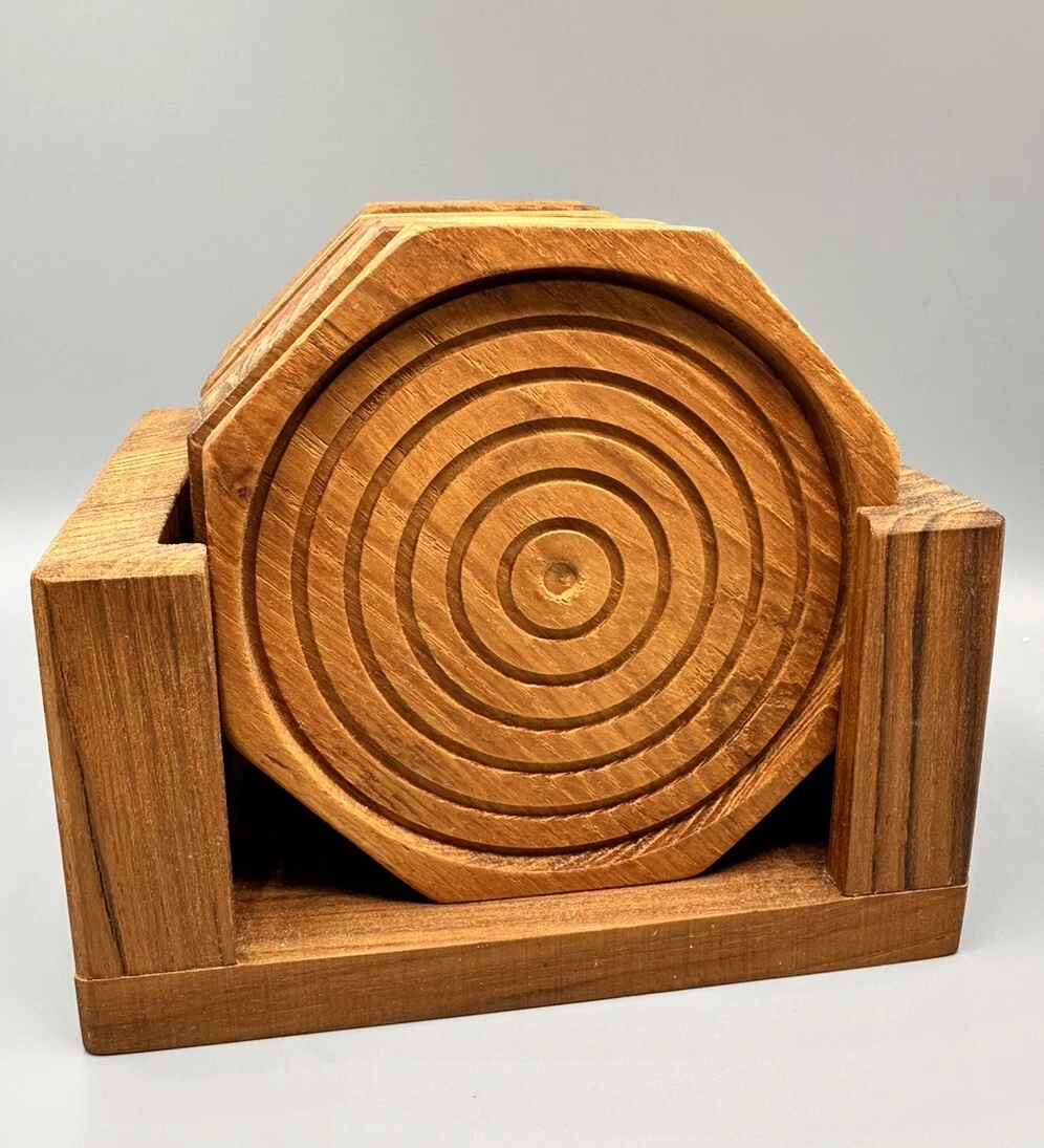 Teak Wood Coasters
