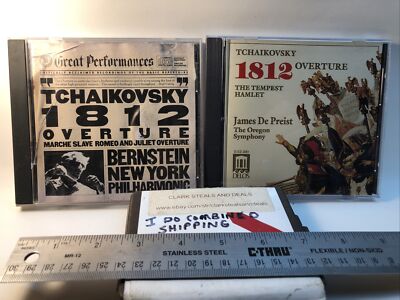 Music Cd / Tchaikovsky 1812 Overture / 2- Cd Box set / Lot F 