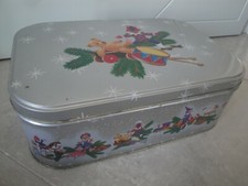 Scatola di latta vintage anni '80 porta giocattoli ricordi d'infanzia