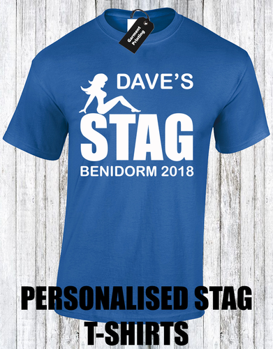 MENS STAG DO T-SHIRTS STAG PARTY 