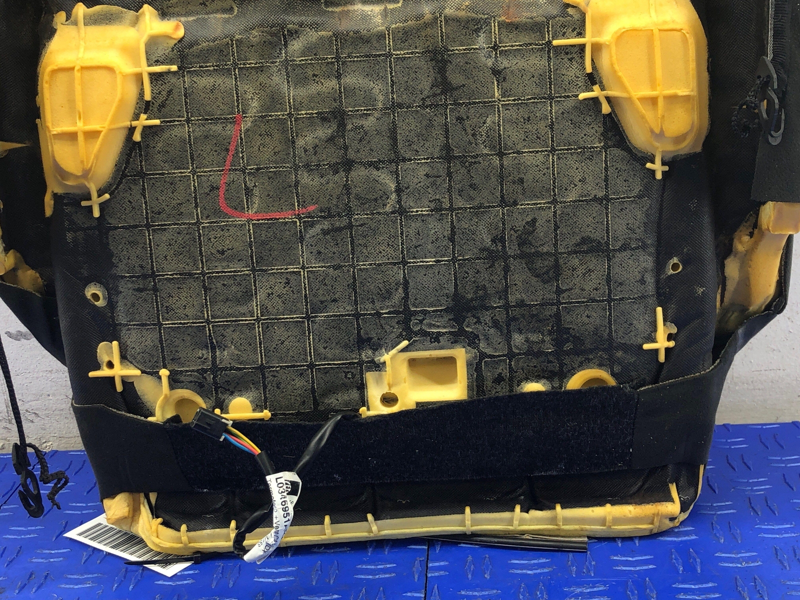 2014-2021 MASERATI QUATTROPORTE FRONT LEFT LOWER HEATED SEAT CUSHION BLACK OEM