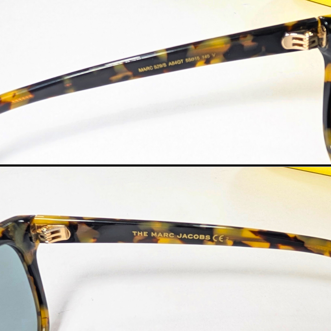 The Marc Jacobs Tortoiseshell Havana Light Gray Lens  display picture 2