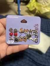 18 Pairs Of Claire  s Earrings Dog Lovers Delight, Colorful Discs,  Teddies 
