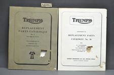 Vtg '63 Triumph 6T Thunderbird TR6 Trophy T120 Bonneville 120 Parts Catalog
