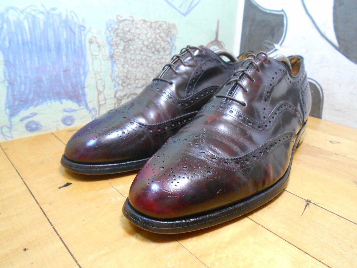 Johnston & Murphy Aristocraft Burgundy Leather Wingtip  display picture 1