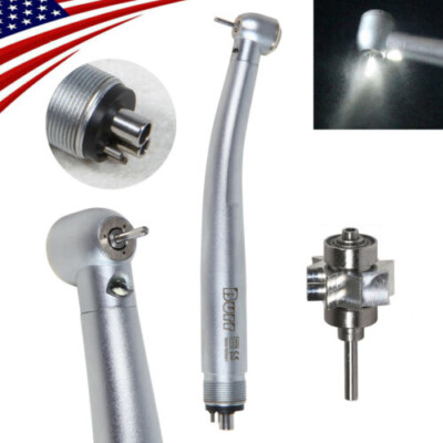 Dental E-Generator LED Fiber Optic Handpiece 4Hole / Cartridge Turbine Rotor UDM