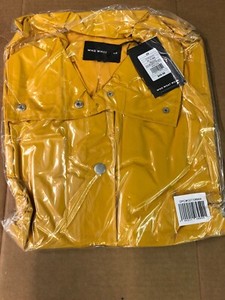 yellow plus size raincoat