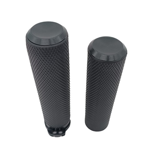 Manijas de manillar para Harley Dyna Road King Glide universal goma negra - Imagen 4 de 7