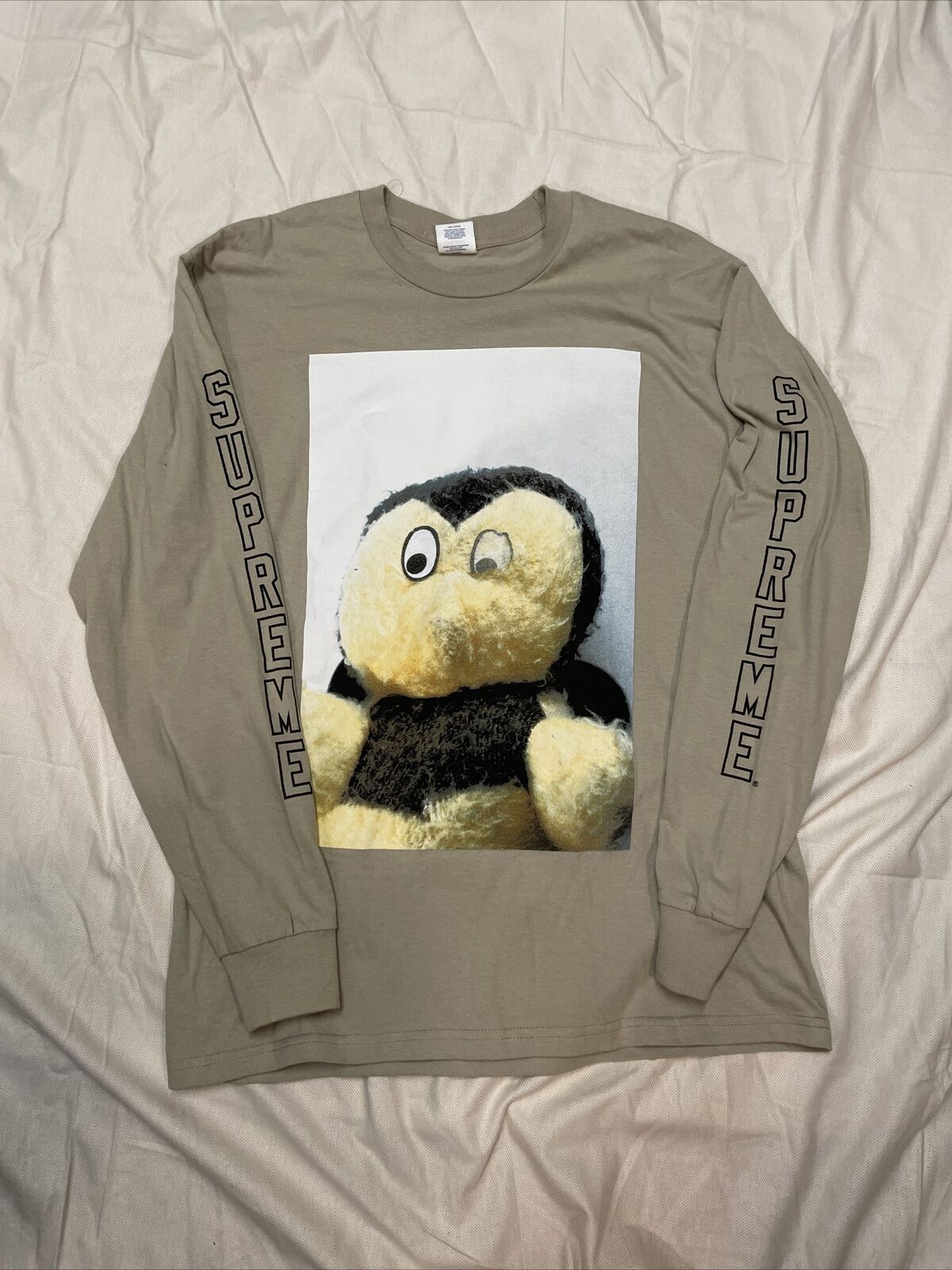 Supreme x Mike Kelley AhhYouth! L/S Tee sz M Beige | eBay