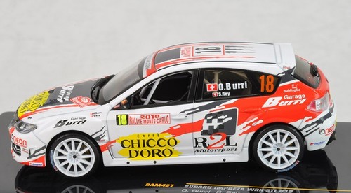 Ixo 1/43 Subaru Impreza WRX STI #18 Rally Monte Carlo 2010 Burri/Rey Model Car - Picture 2 of 4