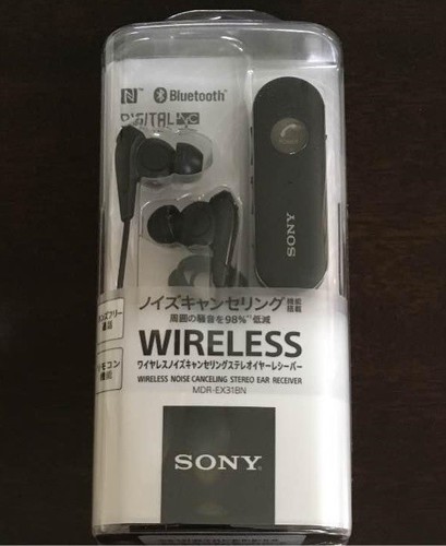 SONY MDR-EX31BN Wireless Noise Canceling Earphone Canal Type Bluetooth  8850007054955 | eBay