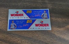 AFX  Ricky Bobby Wonder Talladega Nights Truck Semi Trailer Stickers DIE CUT!