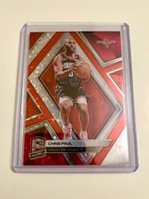 2018-19 Spectra CHRIS PAUL #d 21/99 SP RED BASE ROCKETS?? OKC THUNDER WOW!!