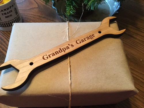 PERSONALIZED SIGN - Wrench Shaped Gifts for Technicians, Mechanics, Linemen - Picture 5 of 12