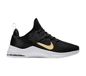 air max feminino preto e dourado