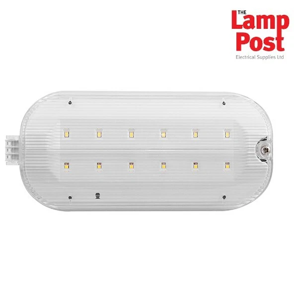 ESP EMLED3WMHBULK2 Emergency Light Hinged Bulkhead 3W LED IP65 Maintained