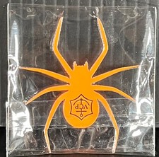 Veuve Clicquot Champagne Yelloween Summerween Acrylic Spider Decoration- New
