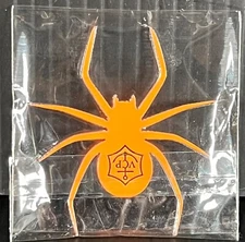 Veuve Clicquot Champagne Yelloween Summerween Acrylic Spider Decoration- New