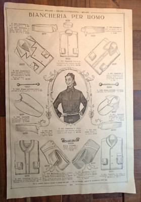 Taschentücher Und Wäsche Für Männer - Mailand 1924 Katalog Nr. 102