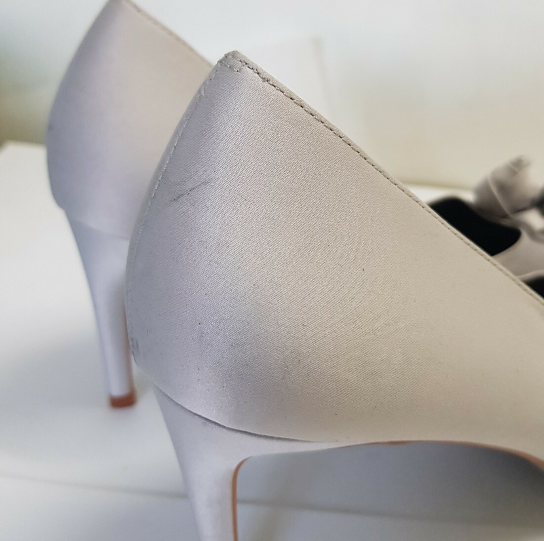 Jacques Vert Mid Grey Flower Detailed Heels Womens Size UK 7  REF Q1 191 image 10