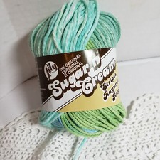 SALE Lily Co.  Sugar'N Cream Yarn - 4 Ply Country Stripes Variegated 95 yd