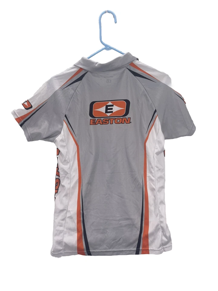 Easton женщины софтбол рубашка-поло большой белый оранжевый - Изображение 2 из 4