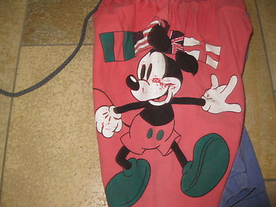 kurze Hose Short Micki Maus Mickey Mouse für Jungen Gr. S 104 110 116 Mädchen