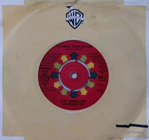 The Big Sound Of Don Ralke-77 Sunset Strip Vinyl 7" Single.1959 Warner Bros WB 2 - Picture 2 of 4
