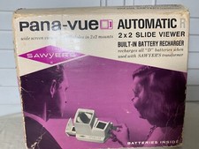 Vintage SAWYERS PANA-VUE Automatic 2x2 SLIDE VIEWER Some Slides Included