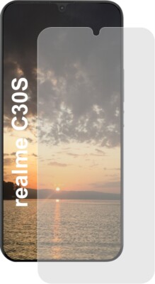 realme C30S - 2x Panzerfolie kristallklar-Displayschutzfolie - Schutzfolie